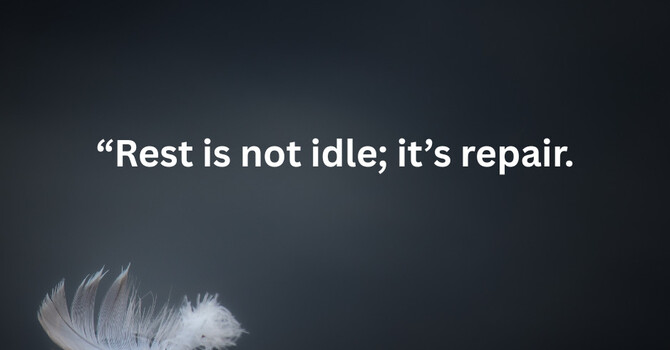 The Power of Rest: Why Slowing Down Is Productive image