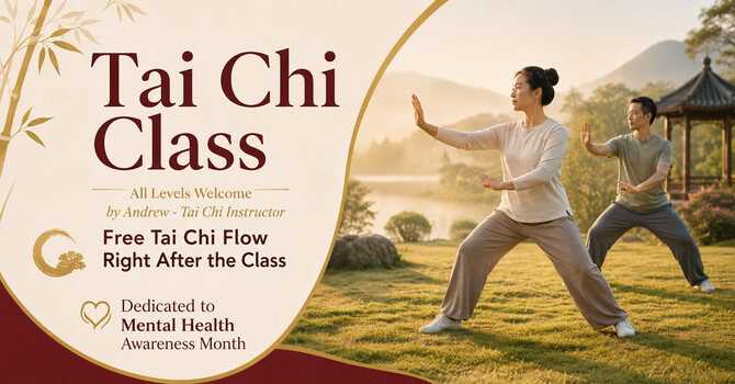 Outdoor Tai Chi Class Led by Andrea